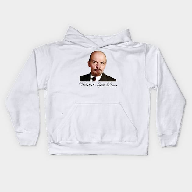 Vladimir Ilyich Lenin Kids Hoodie by RevolutionToday